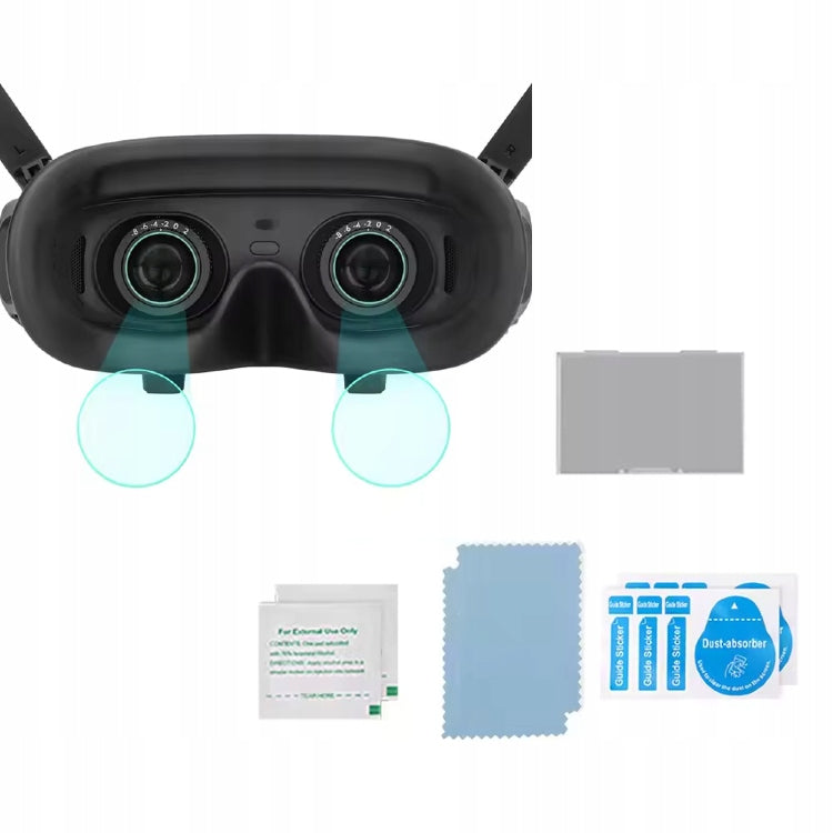 4x Tempered Glass Cover Protection for DJI Goggles 2 Goggles