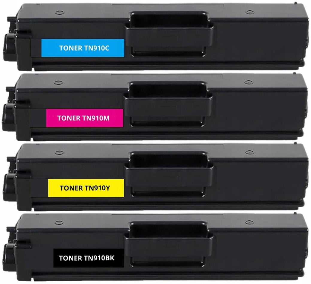 4x Toner cartridge for Brother TN910 TN-910 HL-L9310CDW MFC-L9570CDW CMYK SET Packaging status original