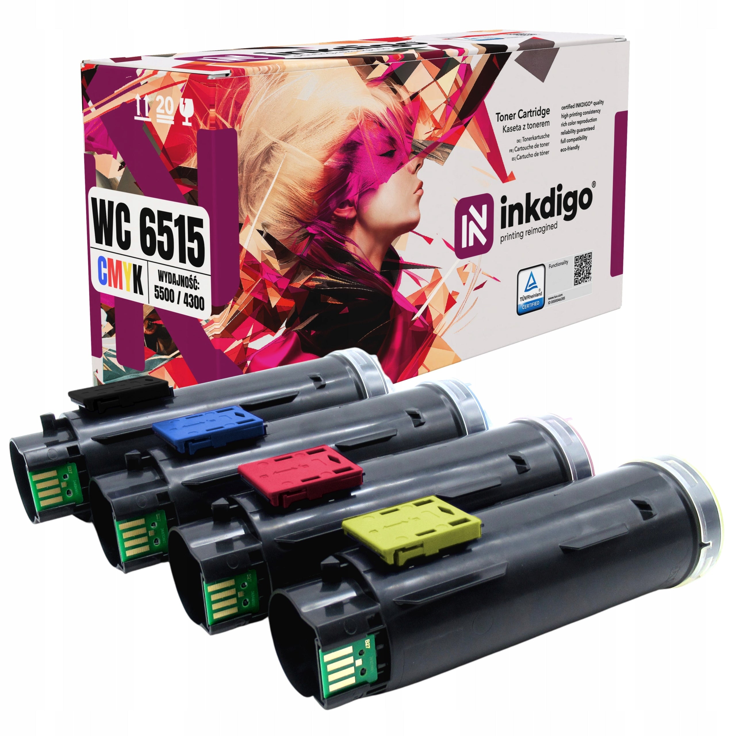 4x Toner cartridge for XEROX WORKCENTRE 6515 DN DNM DNS N