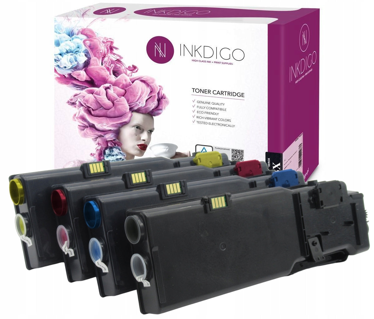 4x Toner cartridge for Xerox VersaLink C400N C405 printer set