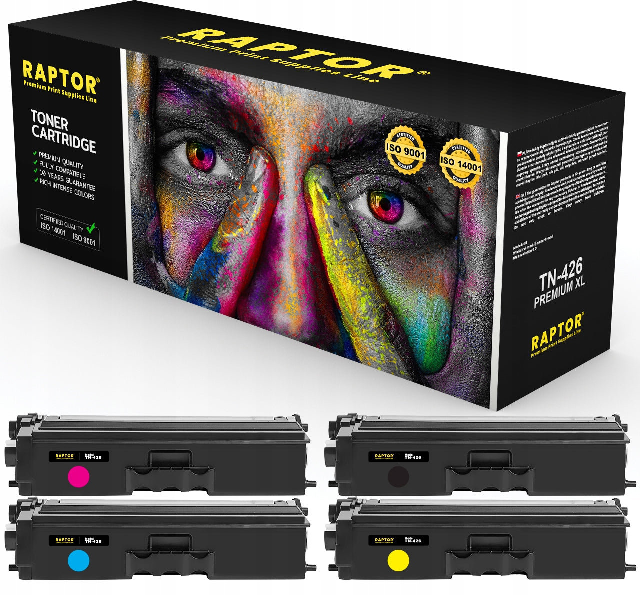 4x Toner for Brother TN426 HL-L8360CDW MFC-L8900CDW