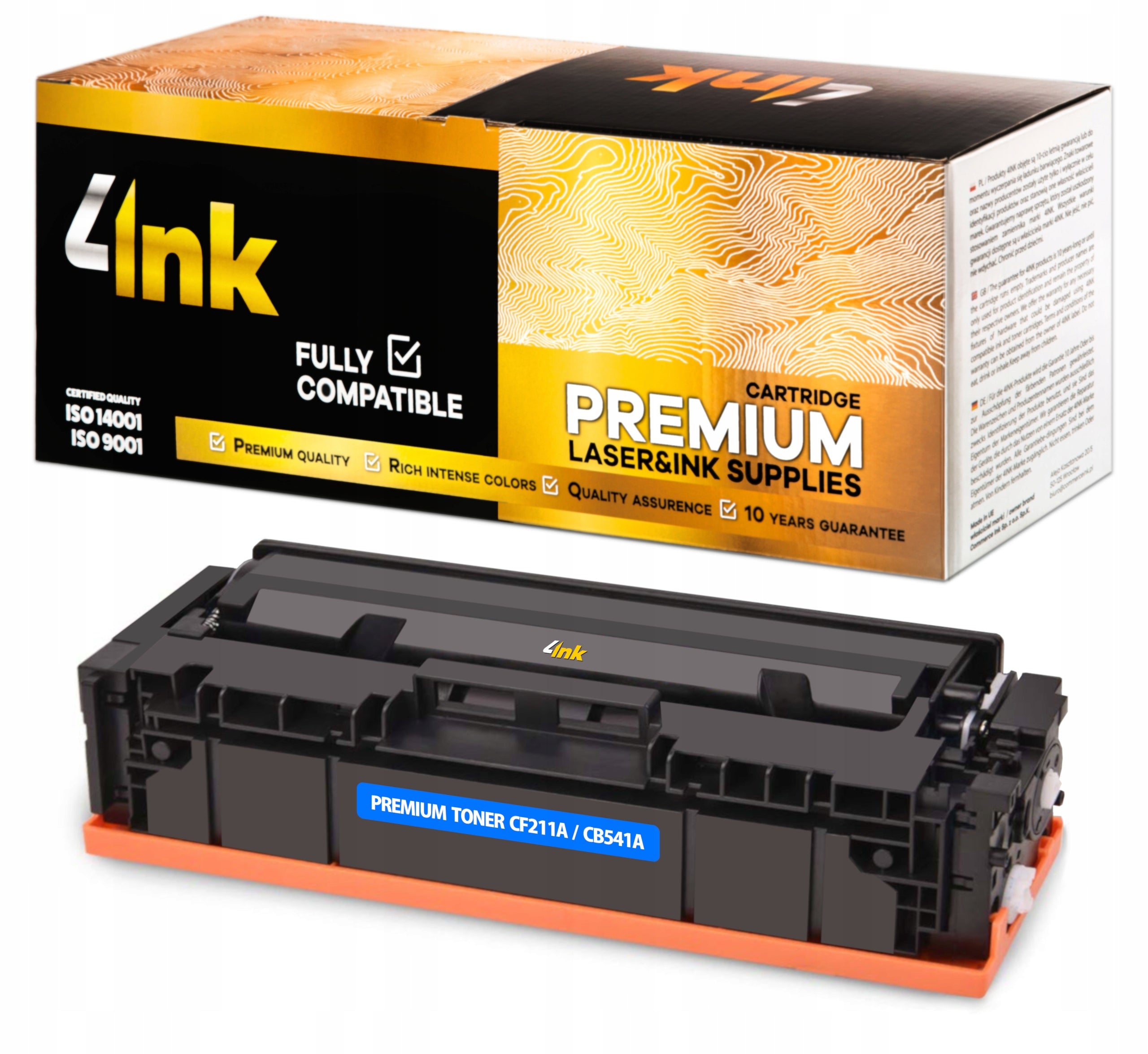 4x Toner for HP LaserJet M251n M276n M251nw M276nw Manufacturer code 131X / 131A / LaserJet Pro 200 Color / C