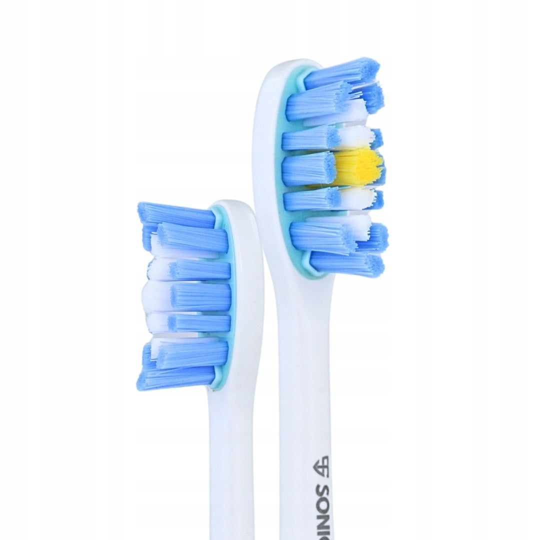 4x Toothbrush tips U-Smiler 203 H6P replacements white head cartridges Medical device no