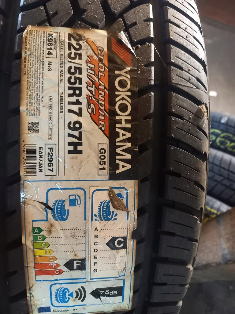 4x UNUSED SUMMER tyre 225/55R17 YOKOHAMA GEOLANDAR G051 A4412