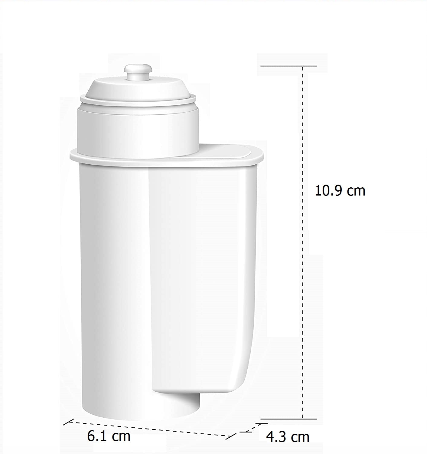 4x Water Filter For Siemens AL-Inte Machine + Decalc Descaler Brand Aqualogis