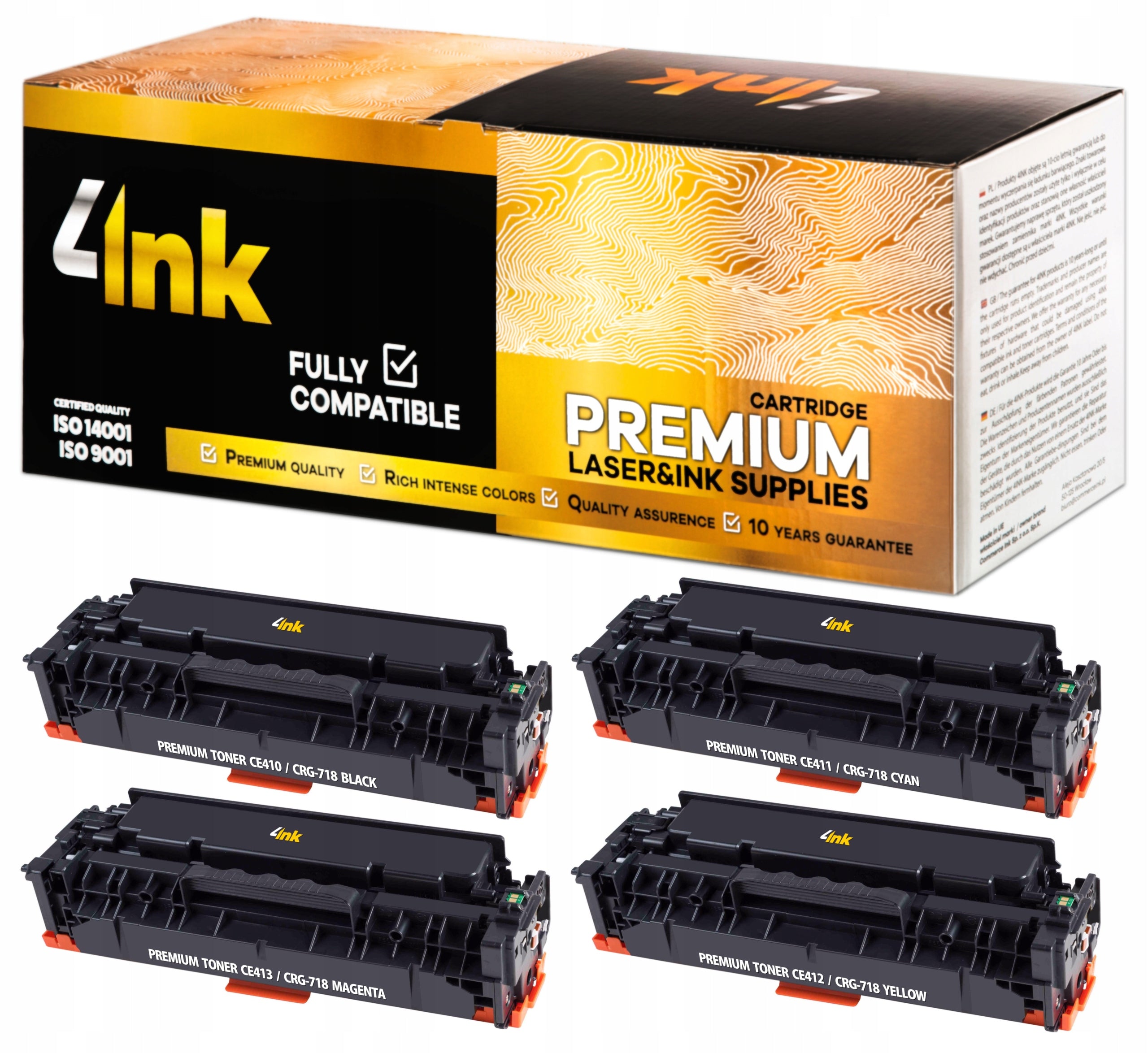 4x XL TONER FOR HP LASERJET M451dw M451nw MFP M375nw M451dw M475dw PRINTER