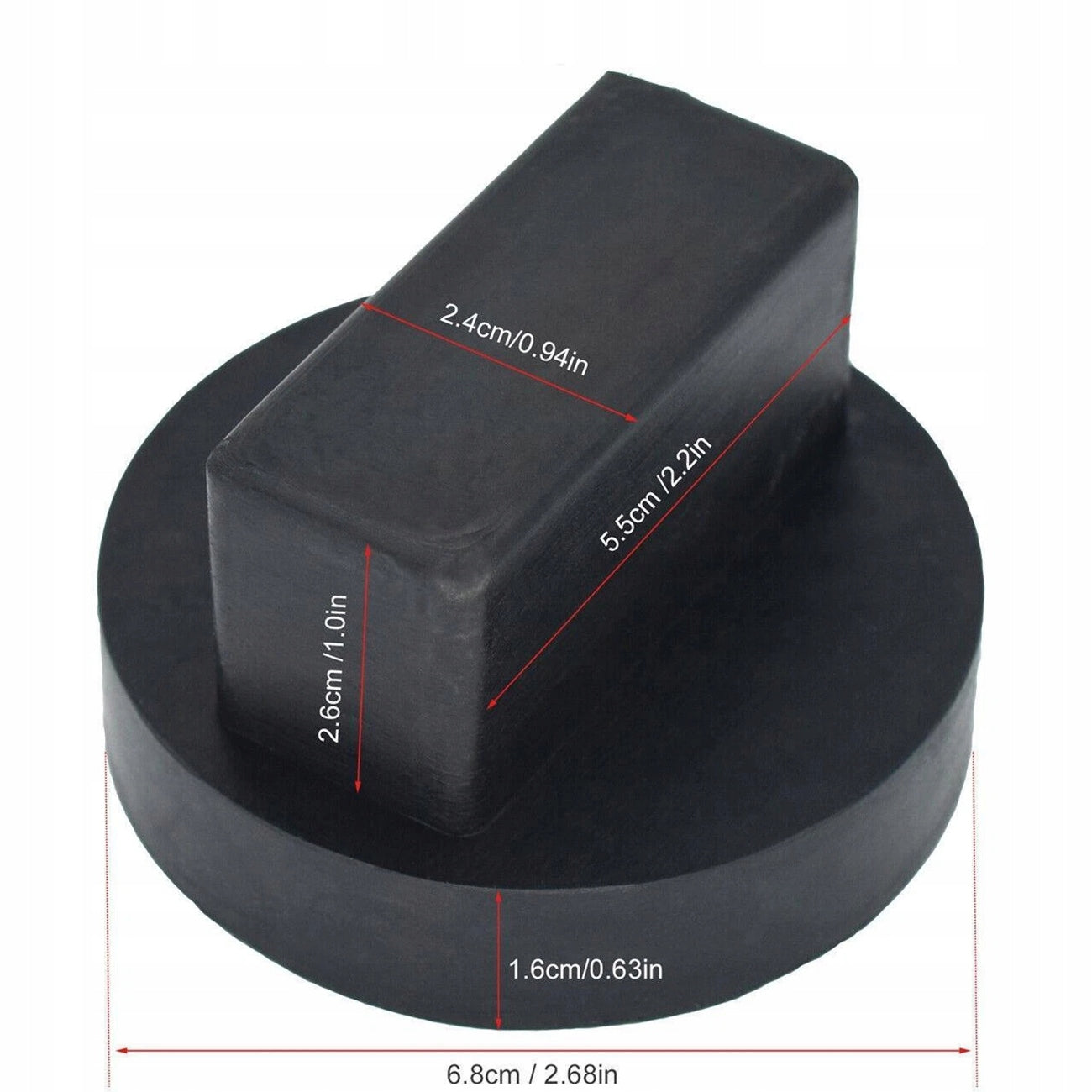 4x for Mercedes lift, rubber lift pad Manufacturer code VBGMNJGTY7KI