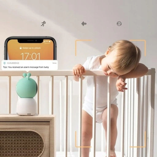 5" BABY MONITOR 2 CAMERA ROTATING RANGE FOR BABY to room Medical device no