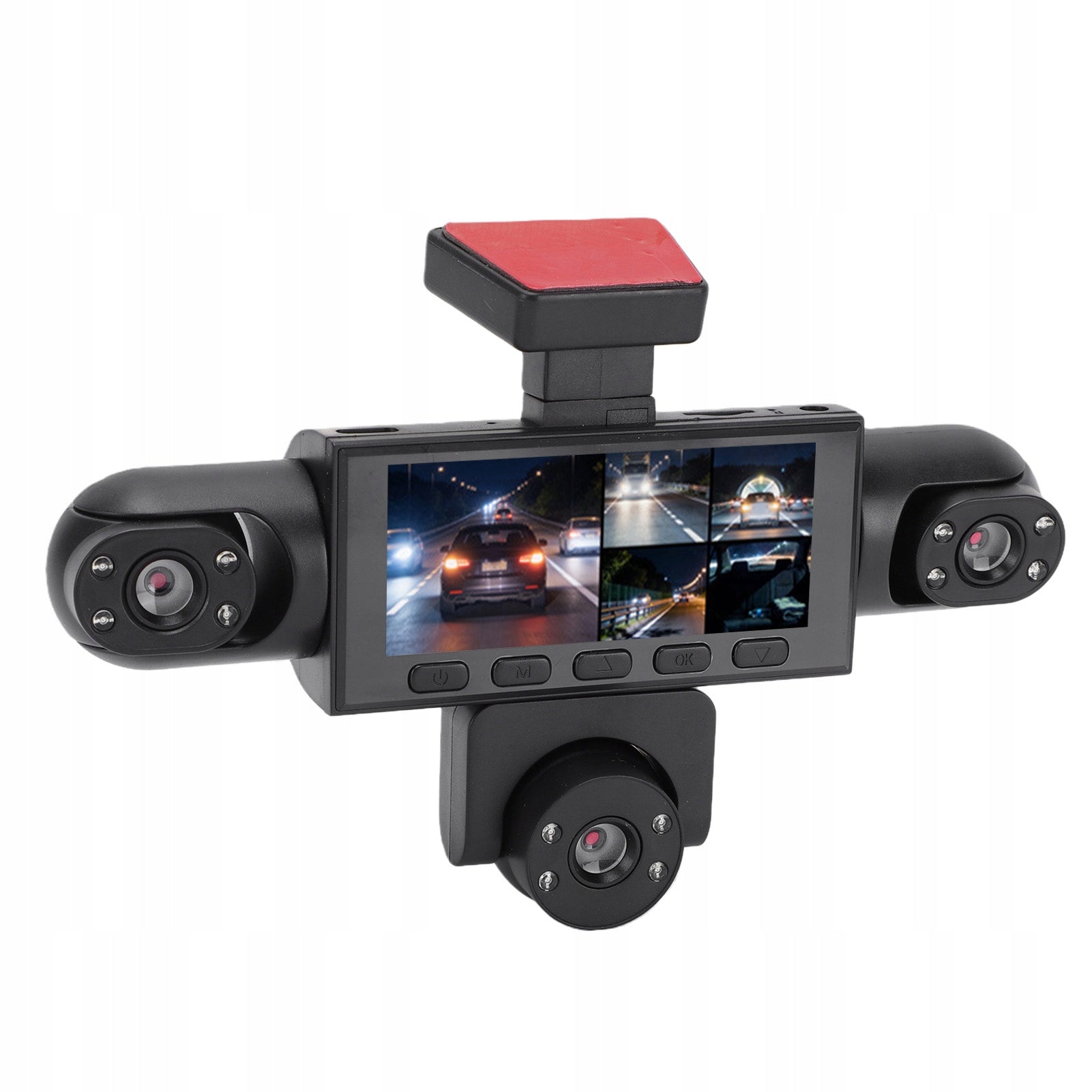 5 Cameras Dashboard Camera 1080P 140 Wide Angle Night Mode ID Brand no brand