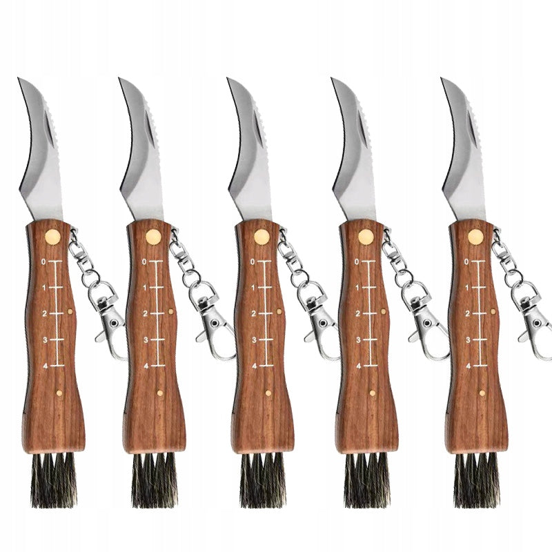 5 PCS Litter Knife Pocket Knife Mushroom Knife Folding Gift For Dad Brother