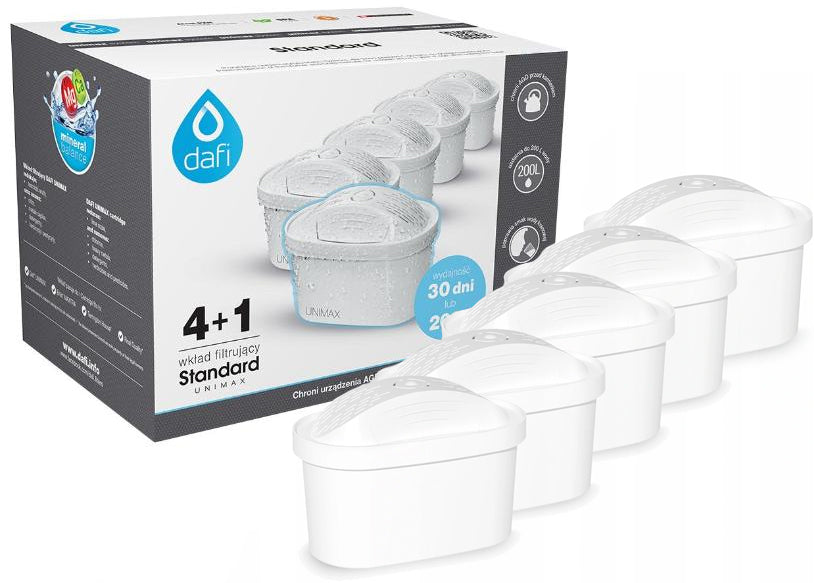 5 PIECES CARTRIDGE FILTER DAFI UNIMAX ORIGINAL
