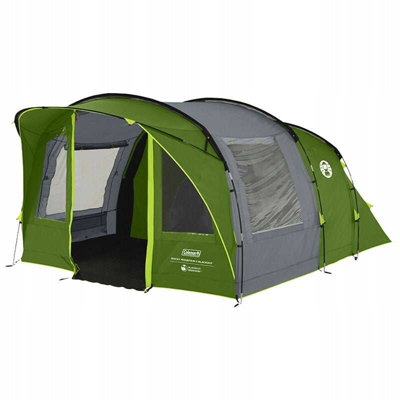 5-Person Tunnel Hiking Tent Coleman Rocky Mountain 5 BlackOut Manufacturer code 053-L0000-2213851-373