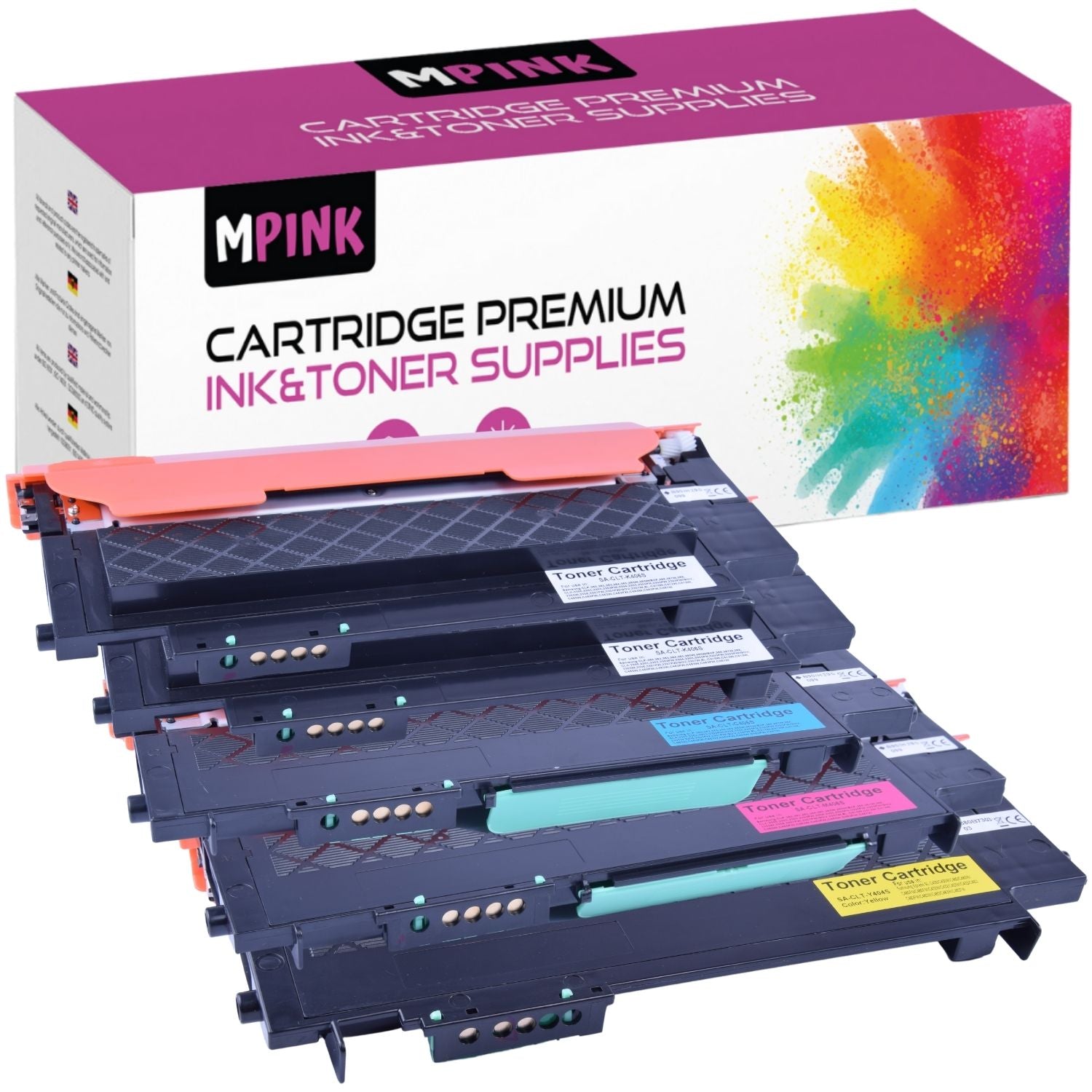 5 Toner cartridges for Samsung CLX-3305W CLX-3305FN CLX-3305FW GP-S406CMYKK GP