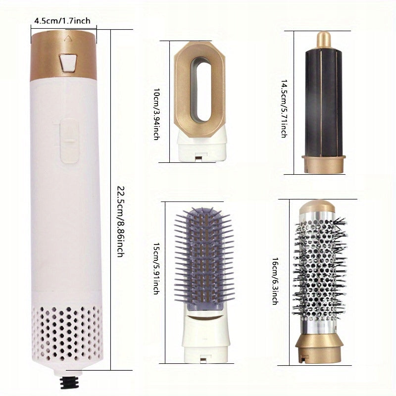 5 in 1 Curler Hot Air Comb Hair Styling Tool Model 5 in 1