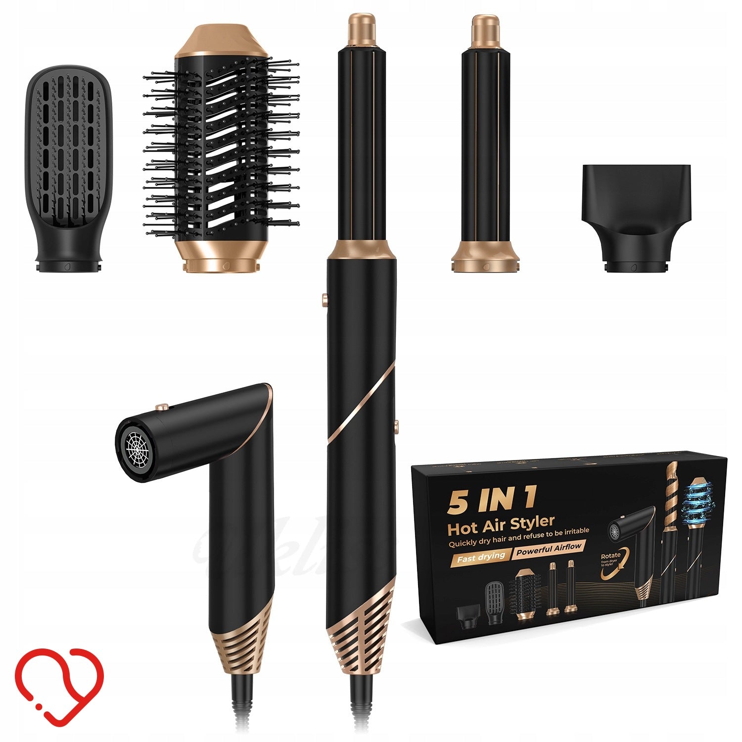 5-in-1 Fast Hair Dryer, Multifunctional Hair Styling Kit