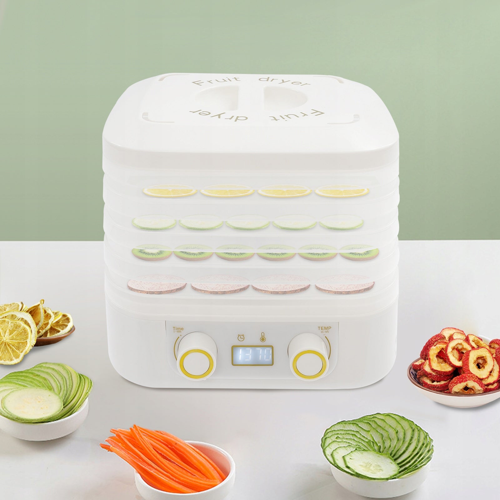 5-layer fruit and vegetable dehydrator Manufacturer code f2015