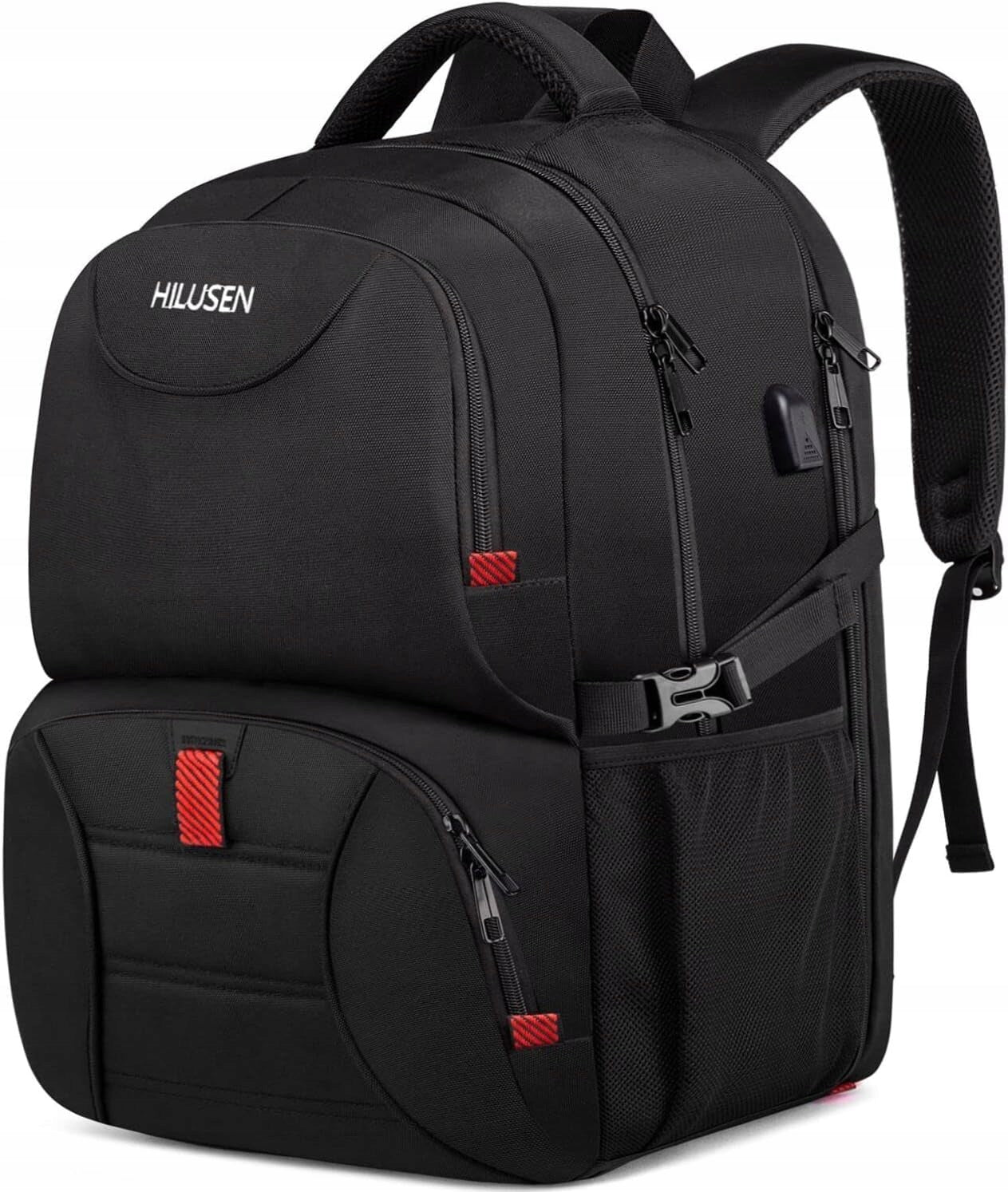 50L MEN'S BUSINESS BACKPACK FOR LAPTOP 17,3 INCH USB HIKING