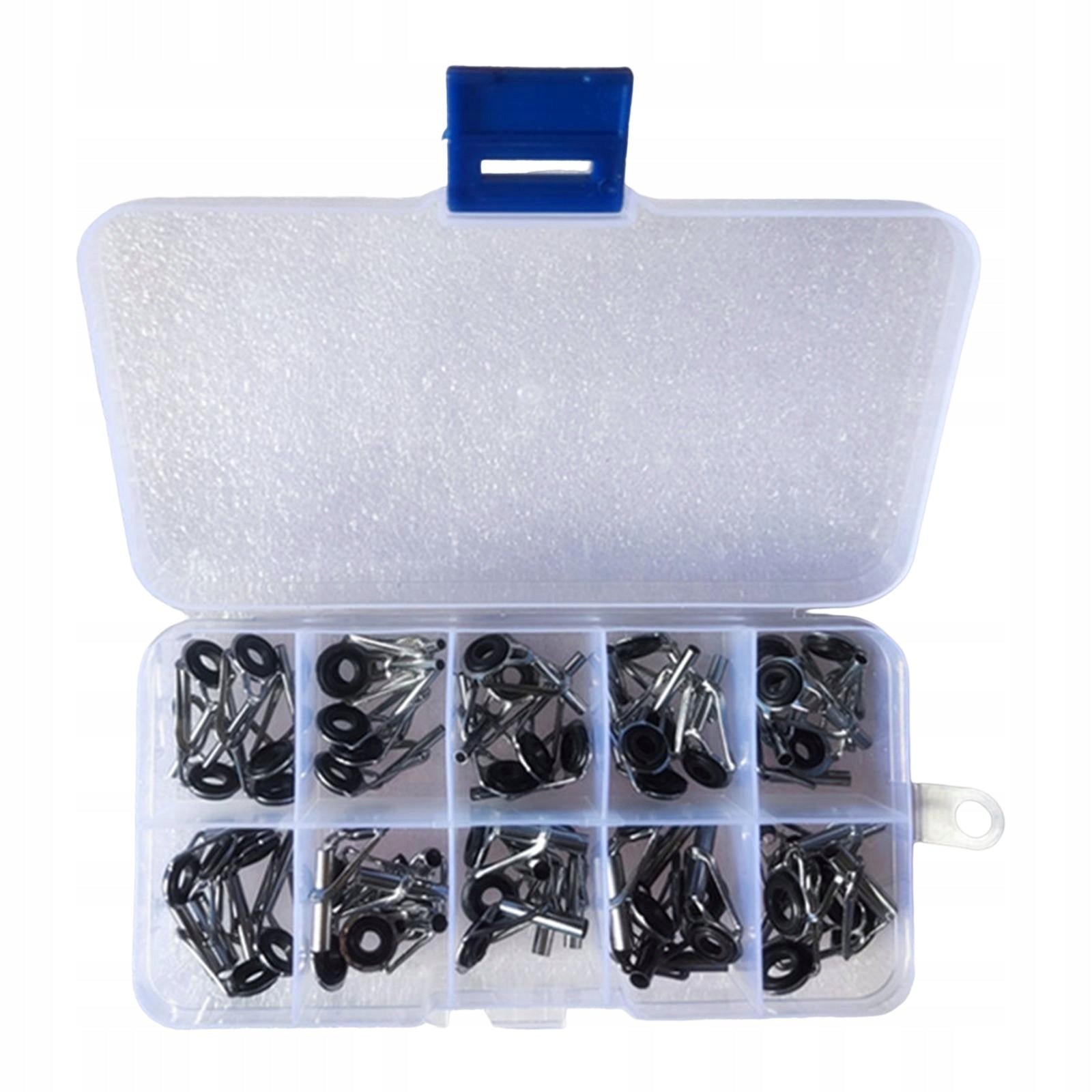 50Pcs Fishing Rod Guides Ring Set 10 Sizes Top Rings for Building Component Manufacturer code Does not apply