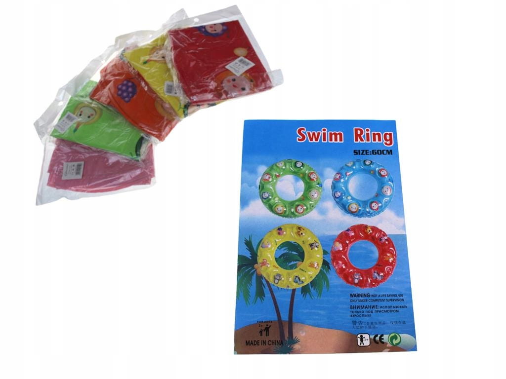 50cM SWIMMING WHEEL FOR KIDS COLORFUL INFLATABLE FOR BESEN LAKE EAN (GTIN) 5028250139153