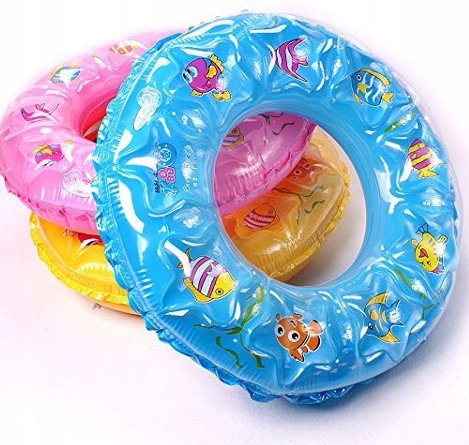 50cM SWIMMING WHEEL FOR KIDS COLORFUL INFLATABLE FOR BESEN LAKE