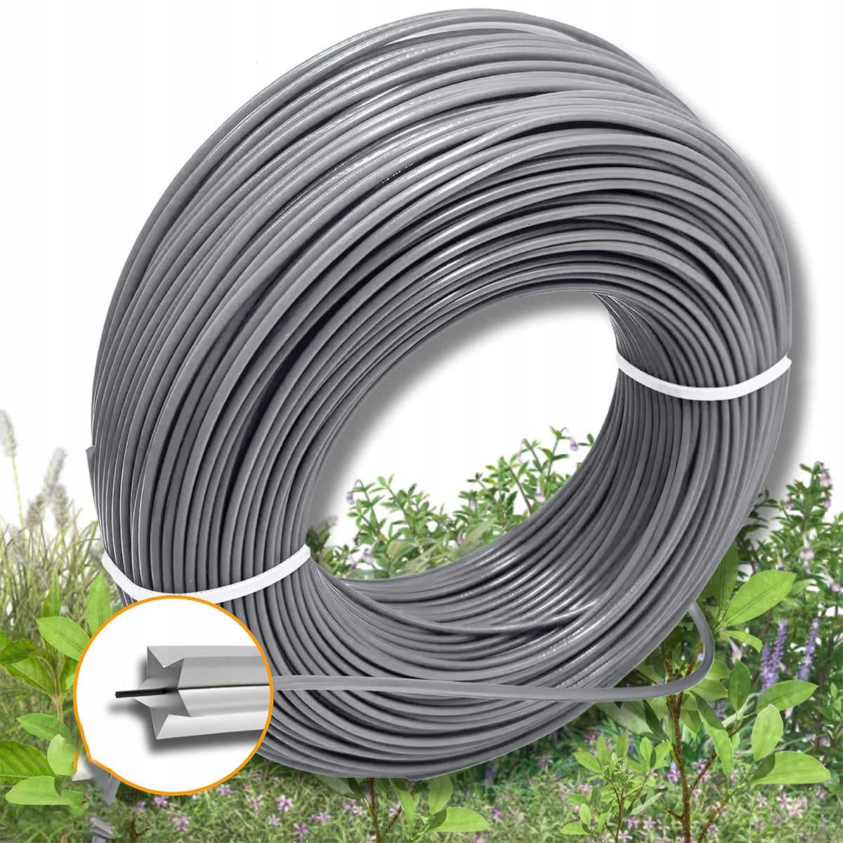 50m SCYTHE LINE CUTTING LINE FOR TRIMMER REINFORCED STRONG FOR STIHL 3 mm Manufacturer code 4069943651089
