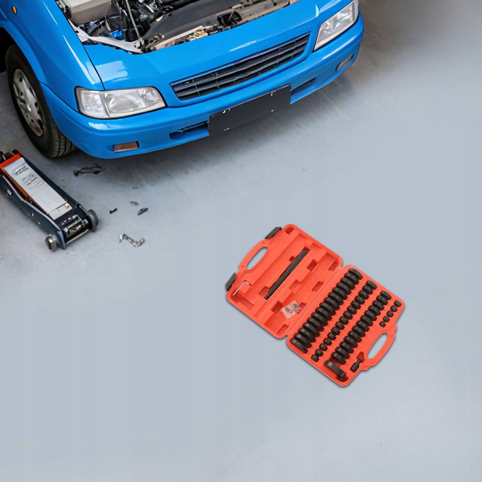 51 Piece Seal Drive Set, Bearing Race and Seal Driver Set, Anti-Slip Steel Brand no brand