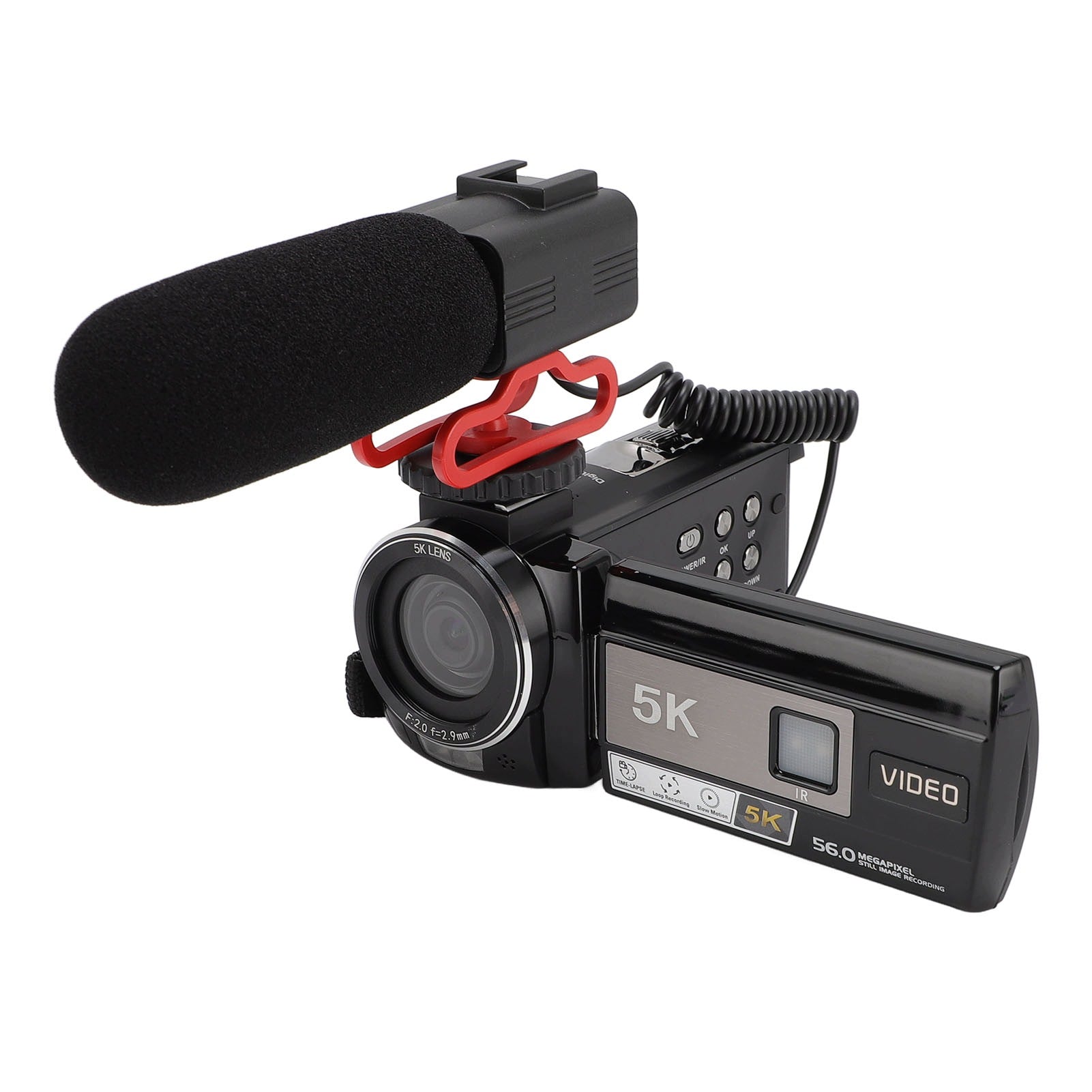 56 MP DV 5K WIFI Digital Camera 3 Inch Touch Screen 18x SM Resolution 1 Mpx