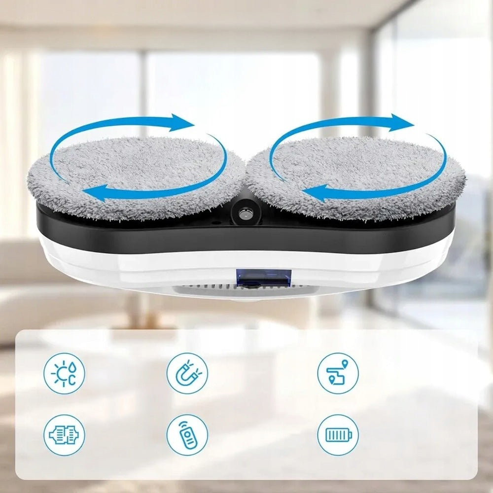 5600Pa Window Cleaner Glass Washing Robot Set with Safety Rope Packaging status original