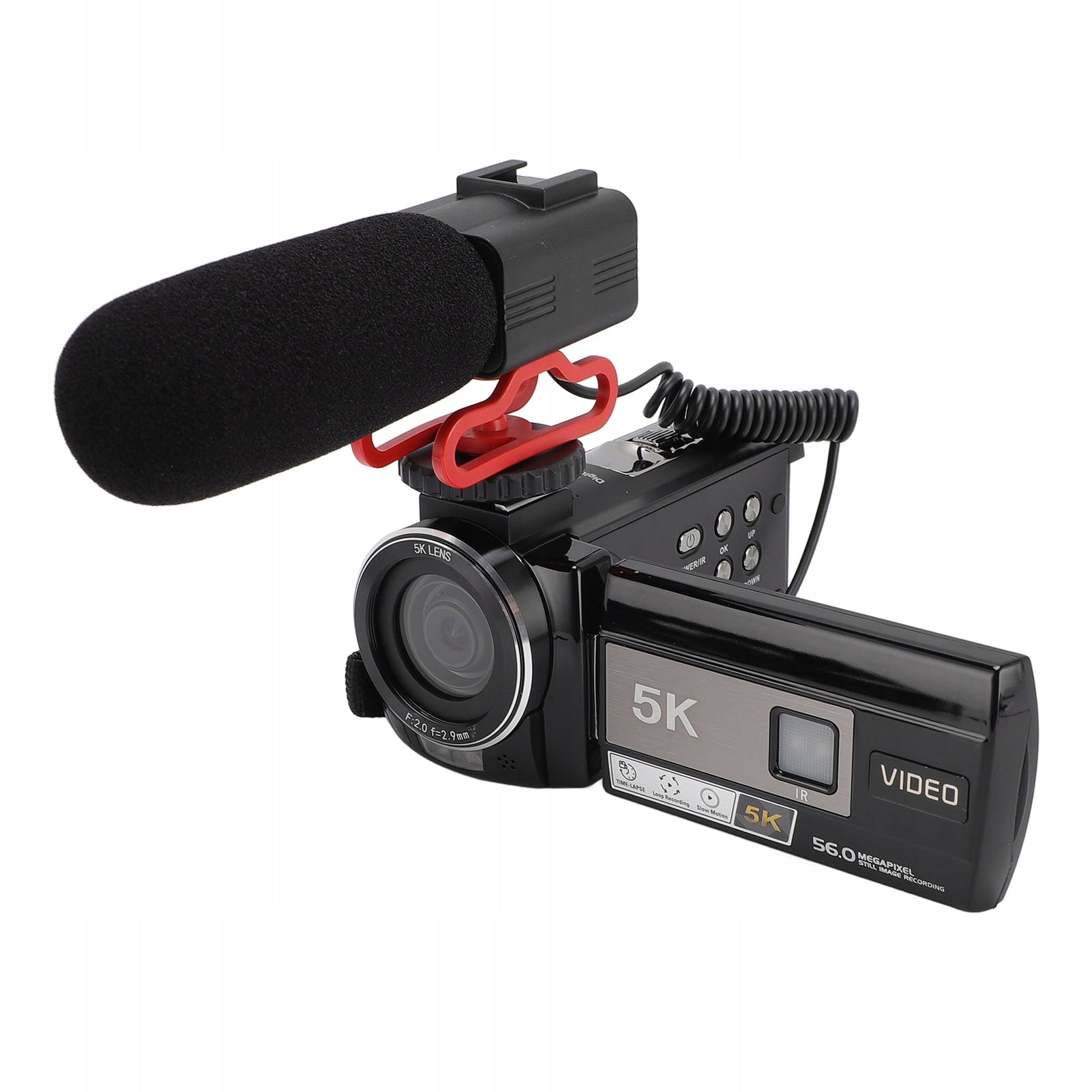 56MP DV Digital Camera 5K WiFi 3in Touch Screen 18x Zoom MW Brand no brand