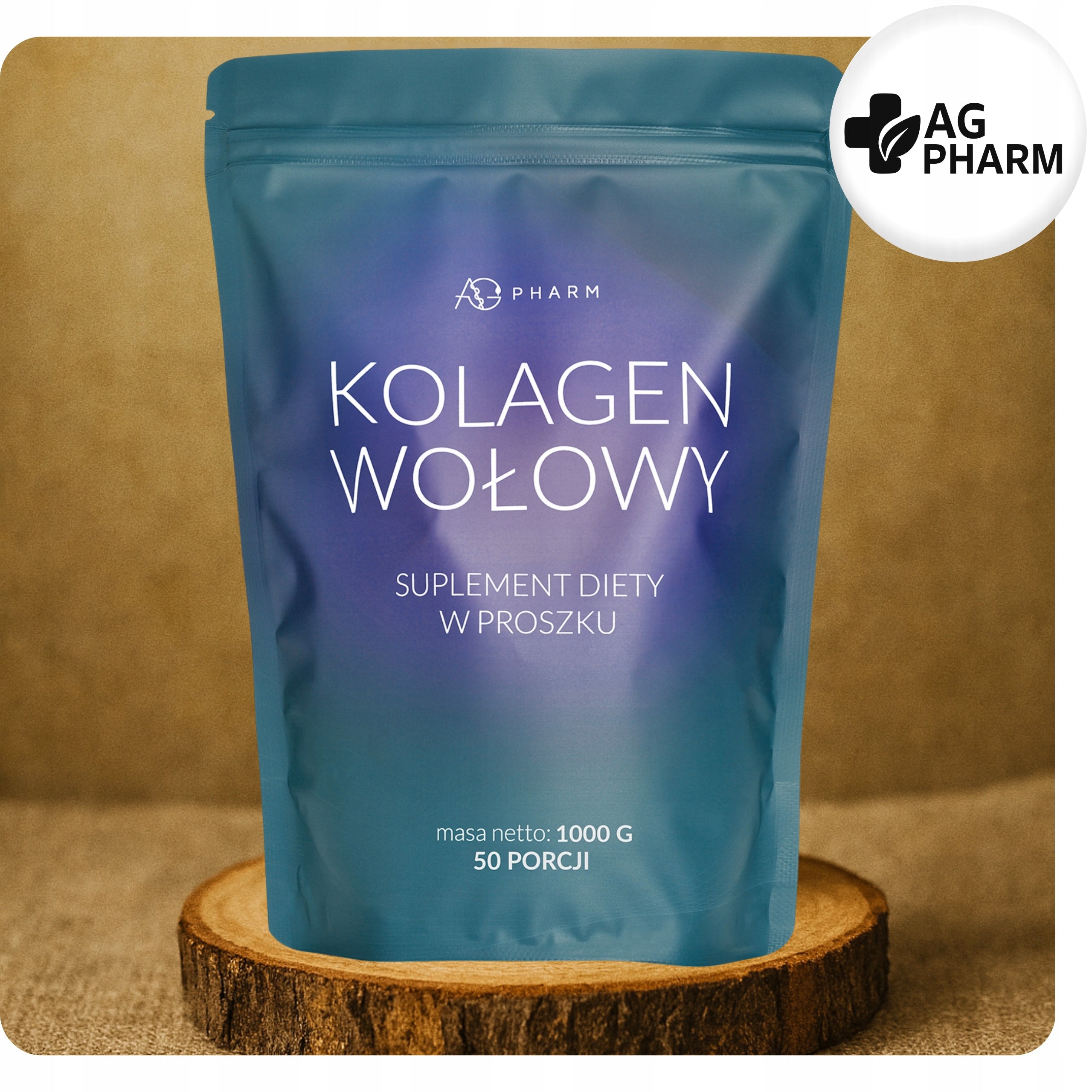 Jaučio kolagenas 1 kg, 1000 Daltonų, 100 % tirpus