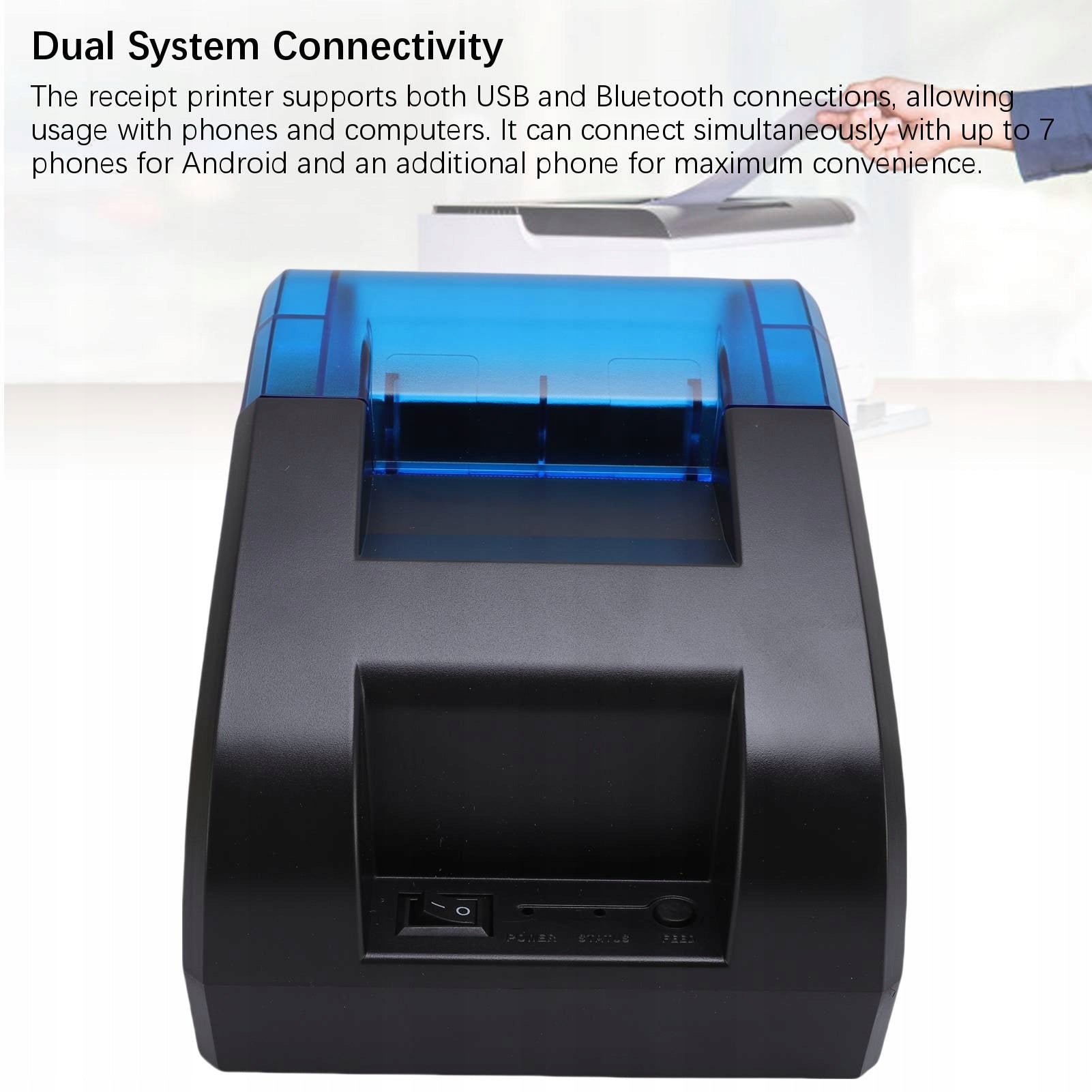 58mm USB Bluetooth ESC Receipt Printer POS Command 5H
