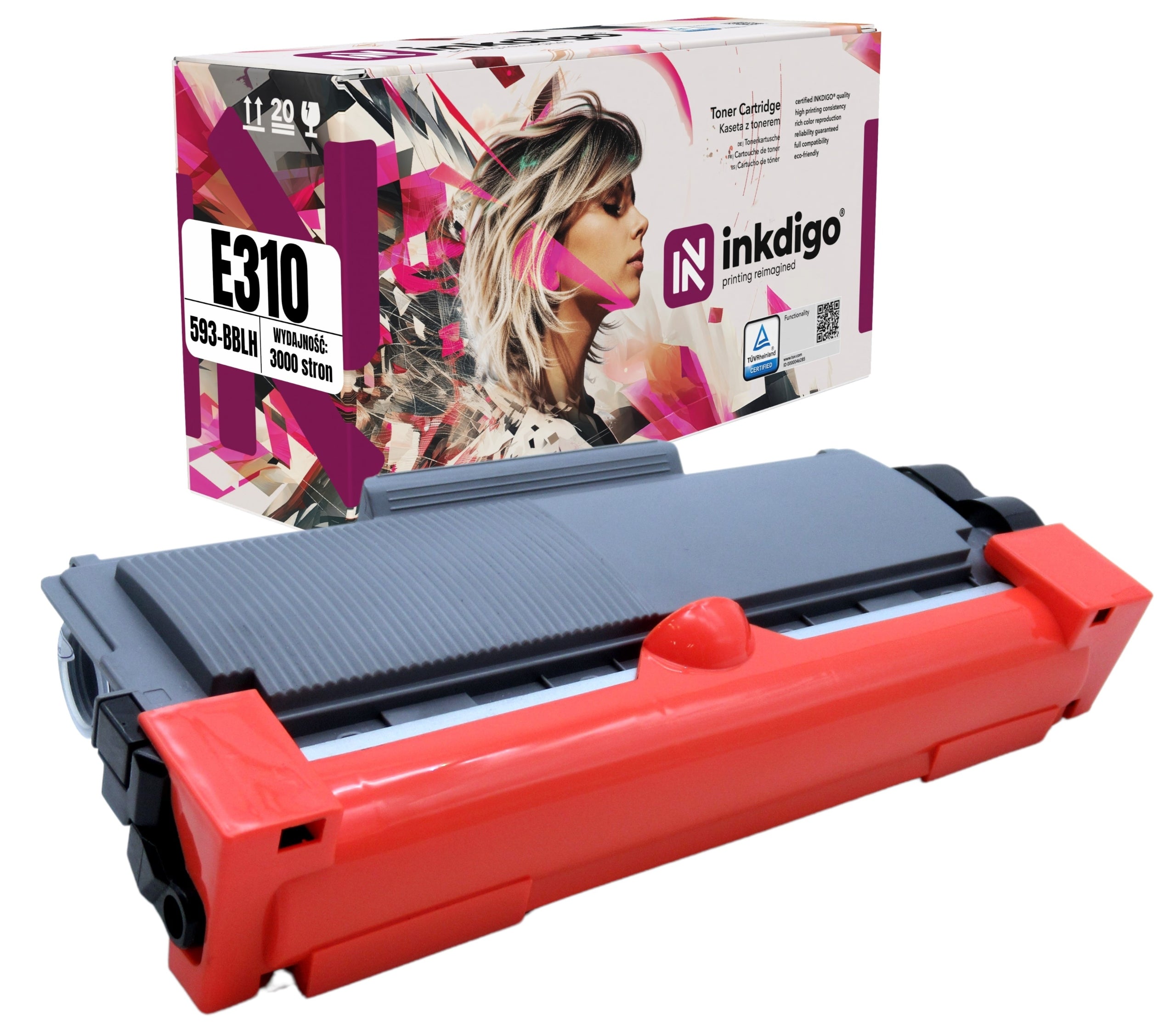 593-BBLH Replacement Toner Cartridge for Dell E310 E310dw E514dw