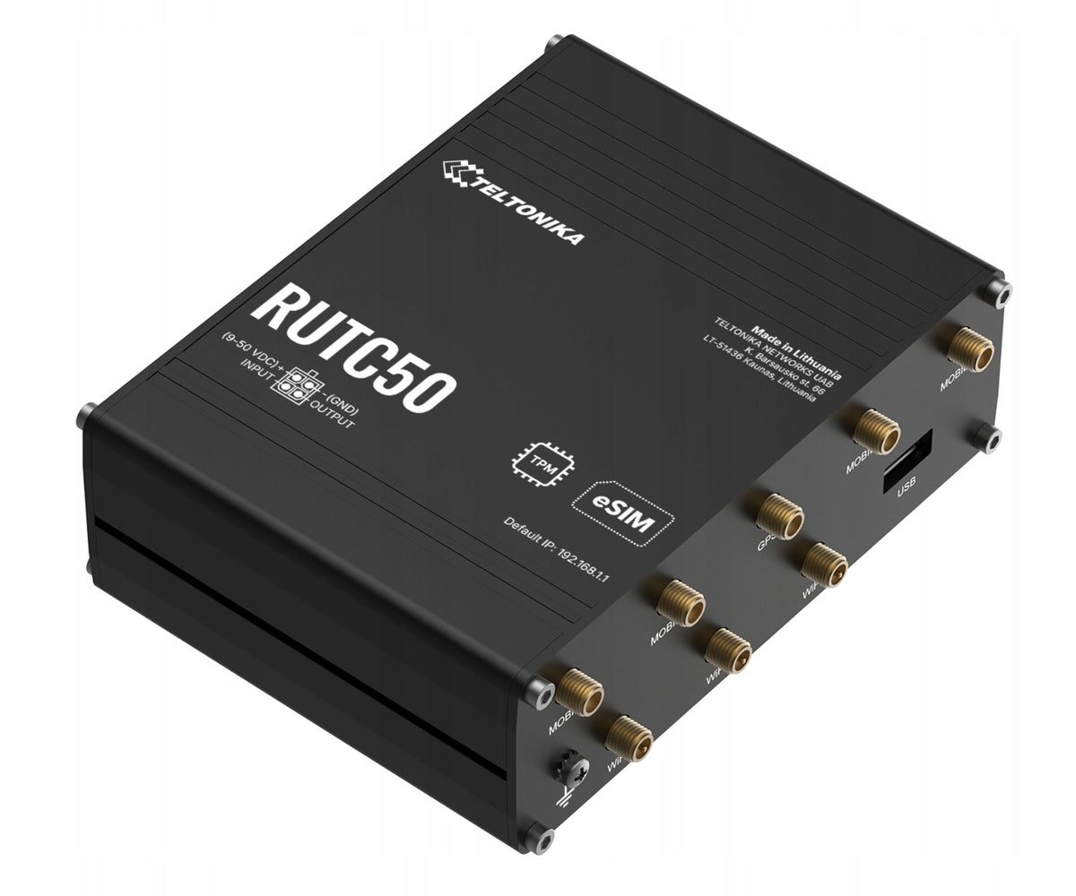 5G ACCESS POINT + ROUTER RUTC50 DUAL SIM + eSIM TELTONIKA Model 569555876