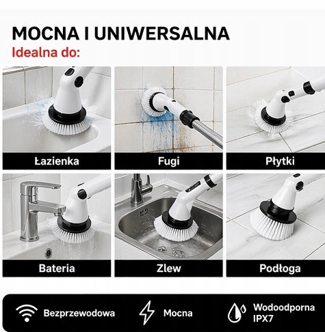 5IN1 WIRELESS ELECTRIC ROTARY GROUT CLEANING BRUSH Type other