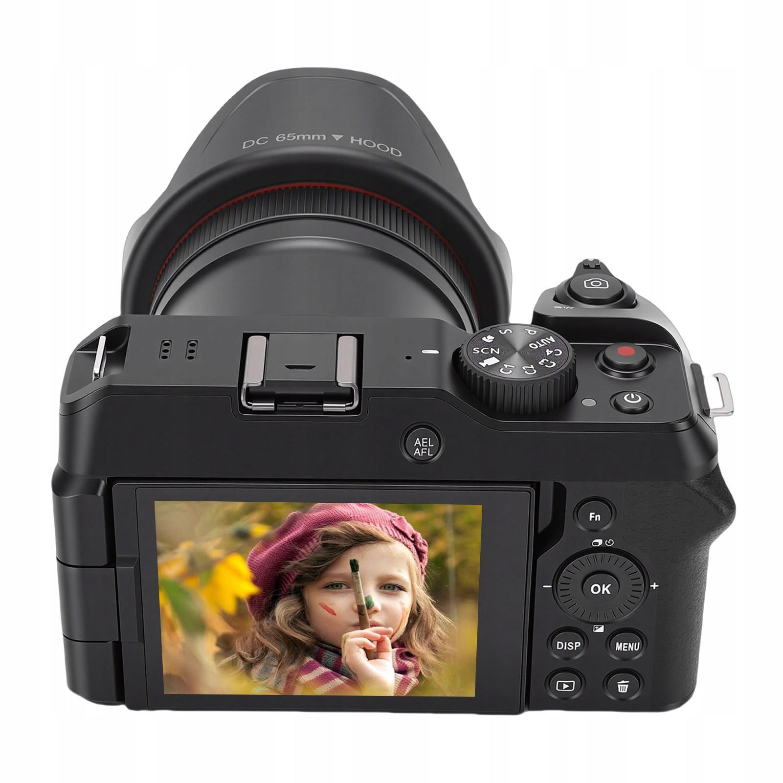 5K 72 MP 270° Digital Camera Inverted Screen 12x Optical Zoom LZ
