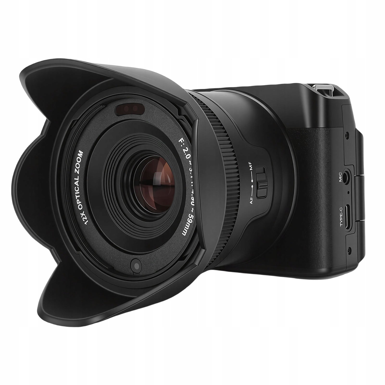 5K 72 MP 270° Digital Camera Inverted Screen 12x RP Optical Zoom