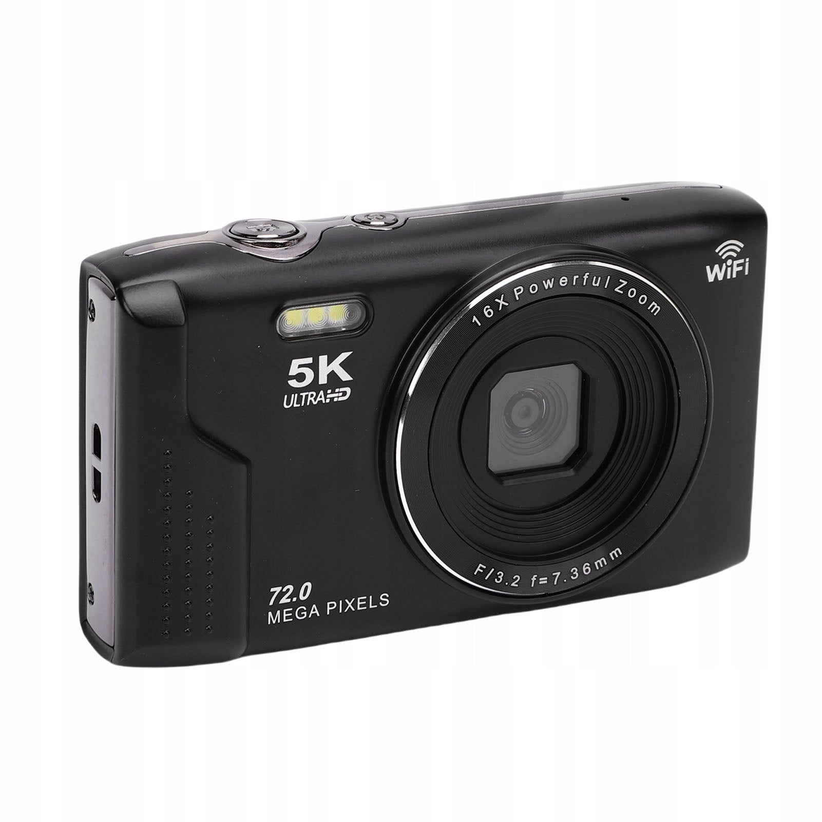 5K 72MP 2,8 Inch Ultra HD Digital Camera Screen 16x Digital Zoom AK