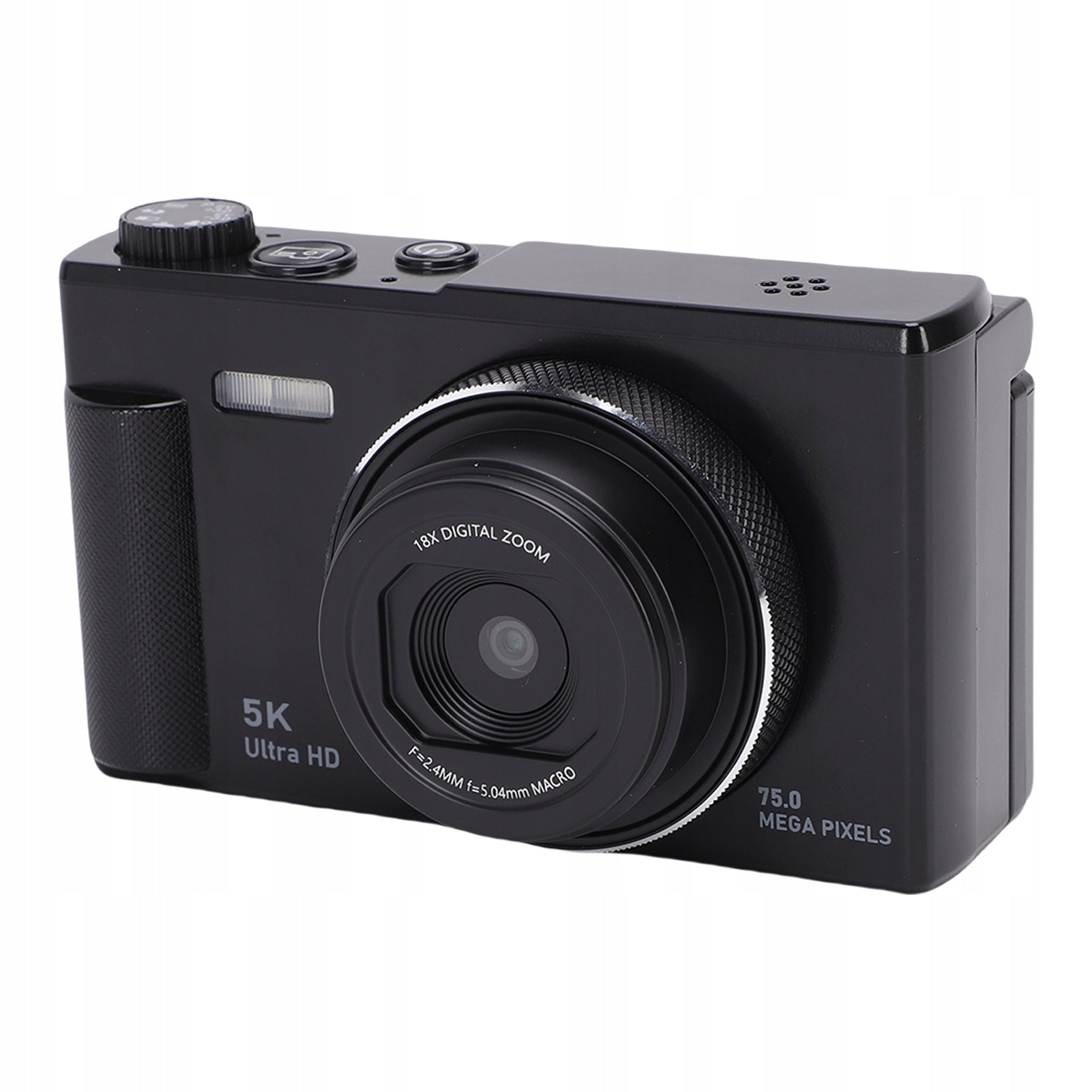 5K 75 MP digital camera with 18x zoom and autofocus for vlogs with CN Model 9305OCEH