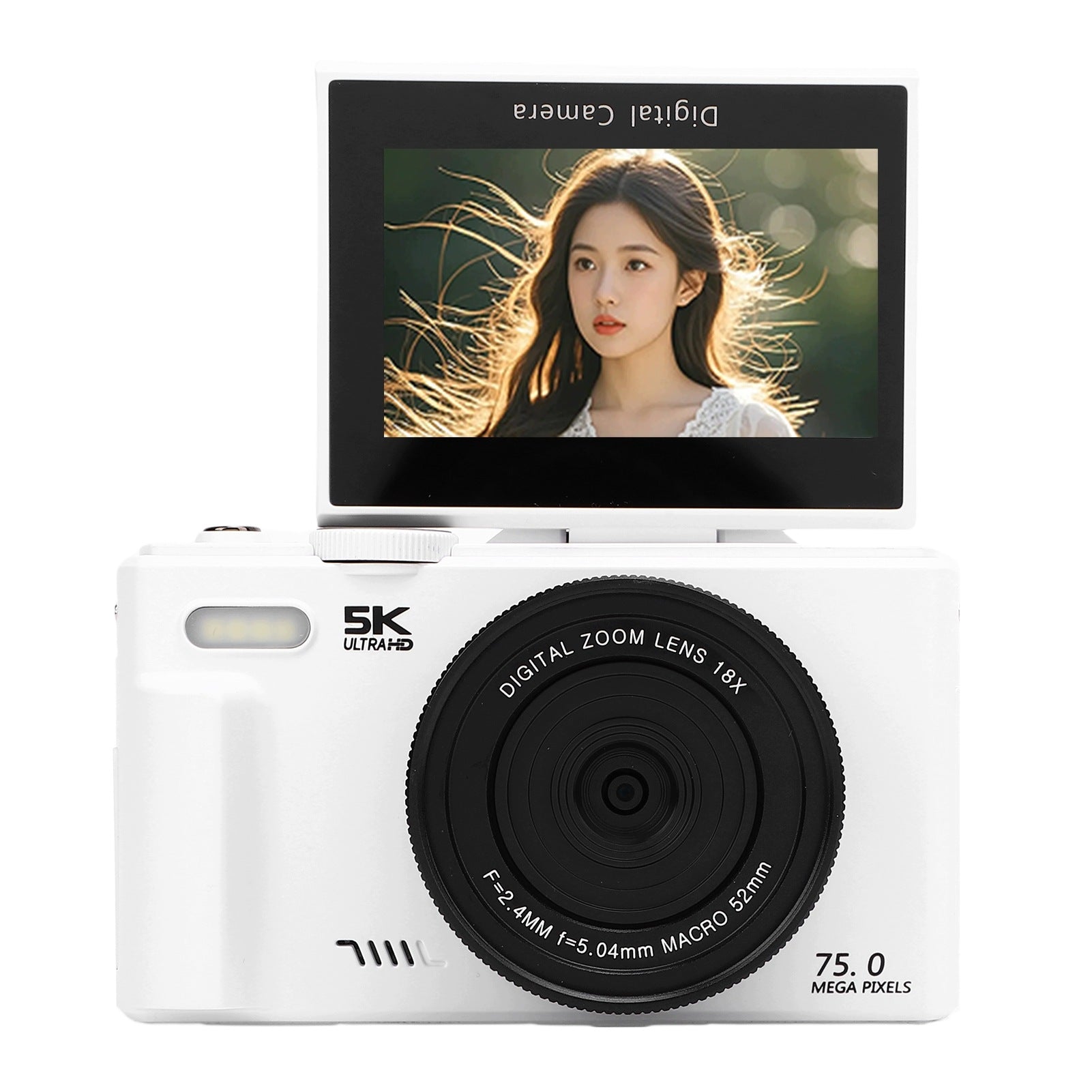 5K 75MP UHD AF Digital Camera Auto Focus 18x Zoom JU Wi-Fi Camera Brand no brand