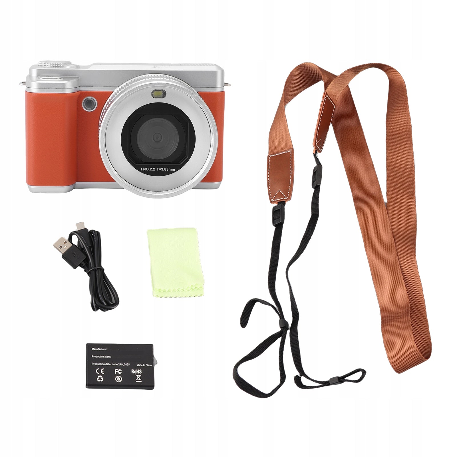 5K 80MP HD Digital Camera Dual Screen Flip 18X Digital Zoom R9 Brand no brand