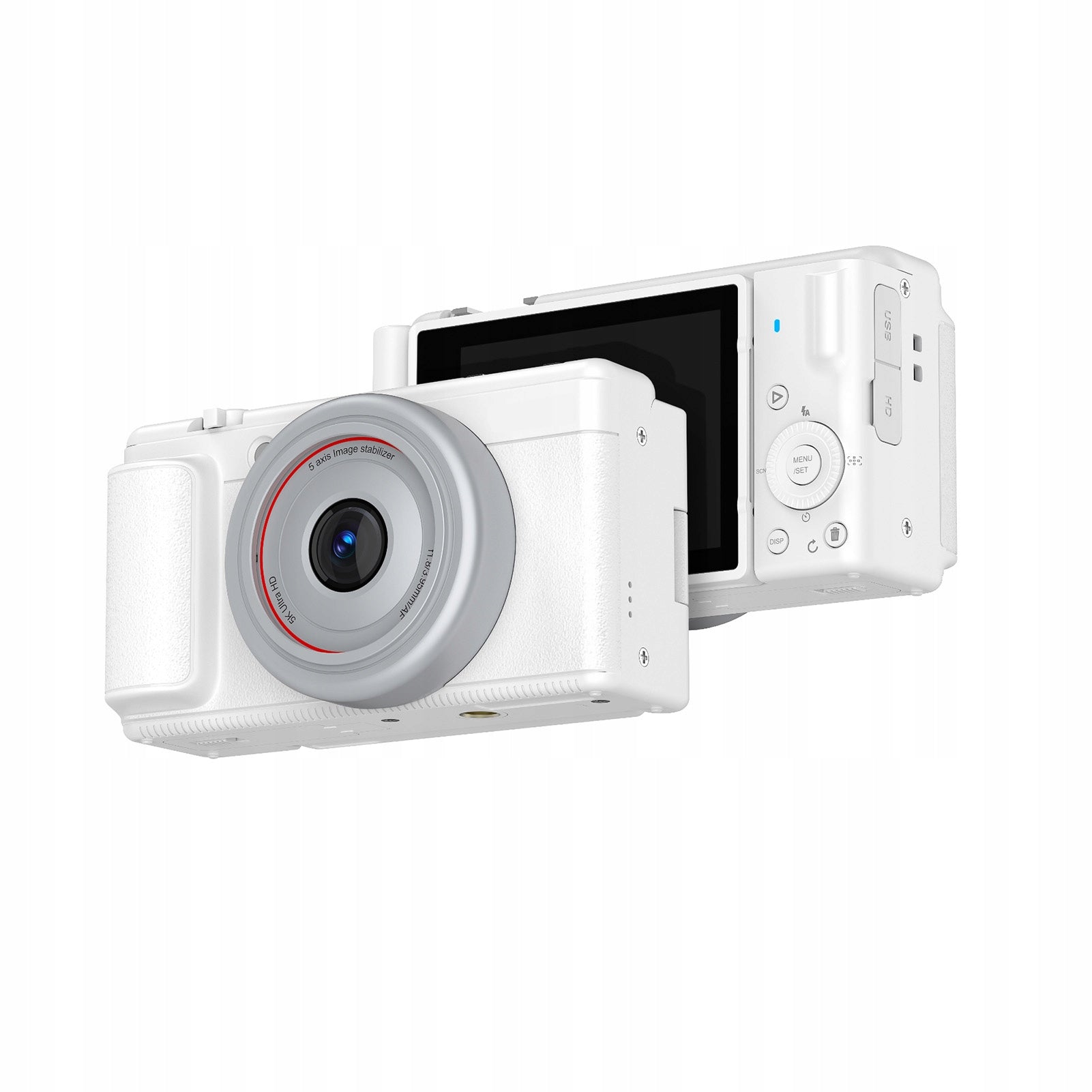 5K Digital Camera 80MP Stabilization Auto Focus 180 Degree Portable R4 Brand no brand