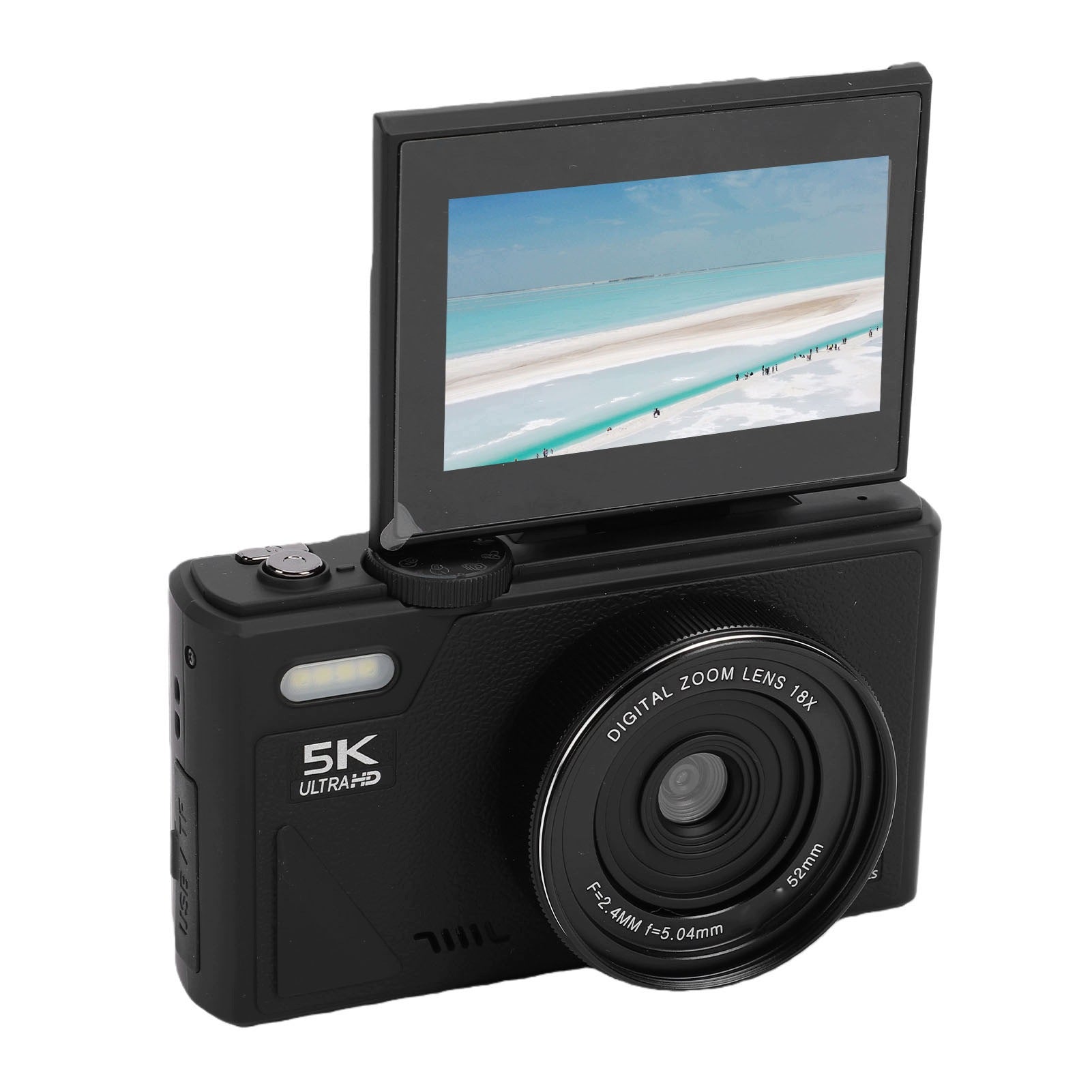 5K Digital Camera for Photography 75 MP WiFi Shoes Camera with 3 Inch CD