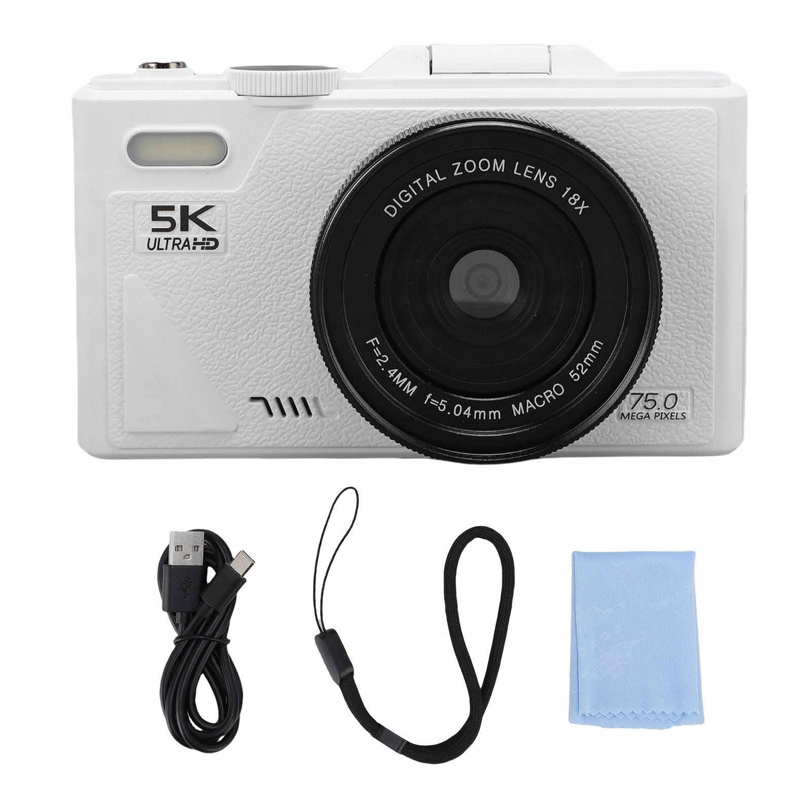 5K Digital Photography Camera Anti Shake Wi -Fi 75MP Camera vlog EH Brand no brand