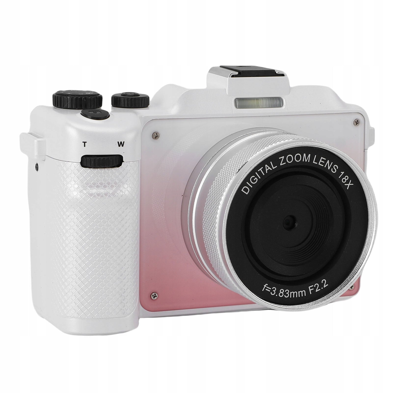 5K HD 80MP WiFi Digital Camera Front Rear Lens 18X Zoom 3V