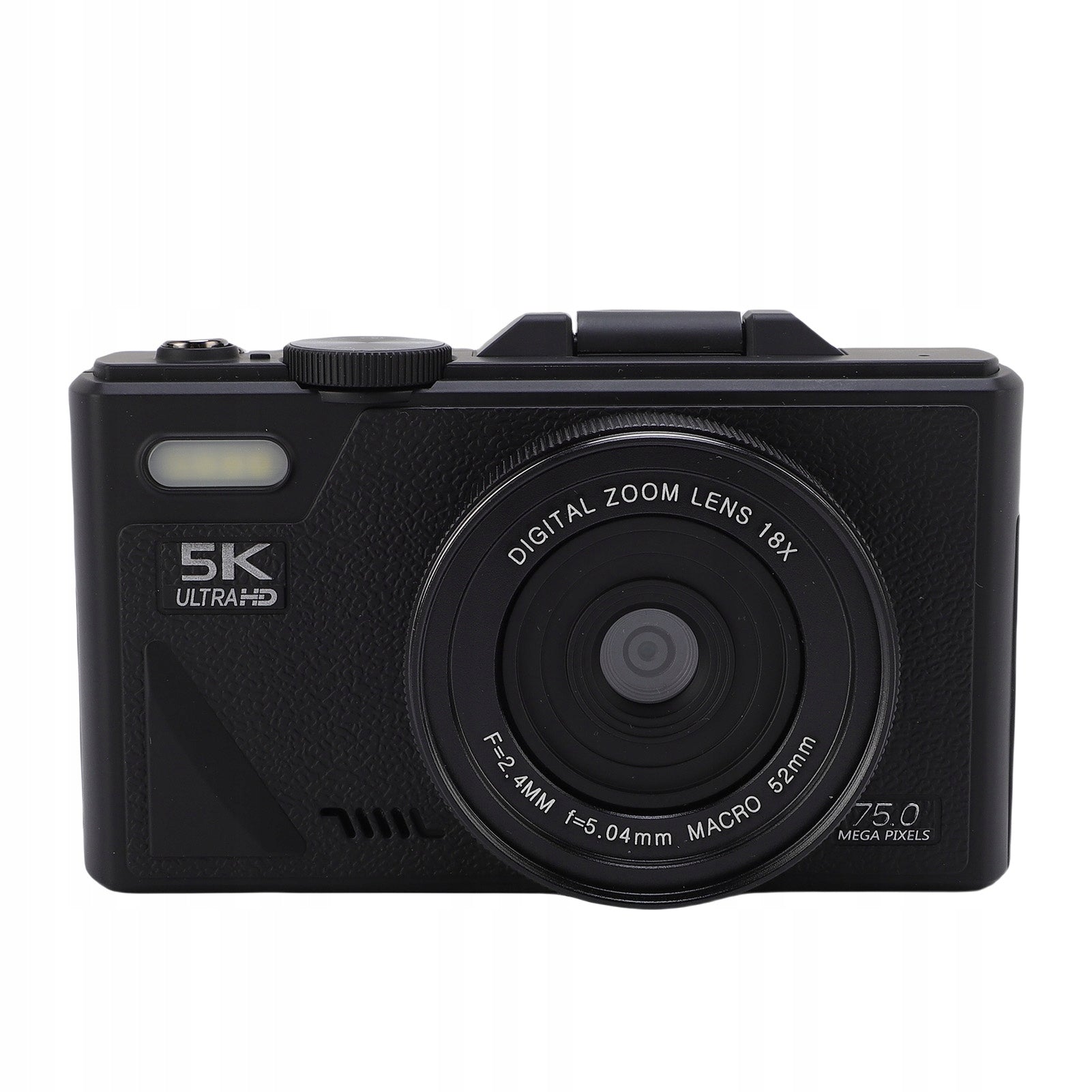5K digital camera, video camera with autofocus and 18x digital zoom