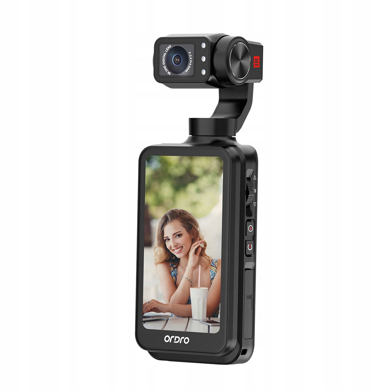 5K gimbal camera for YouTube Pocket M5 3,5 IPS vlogs touch screen Brand Ordro