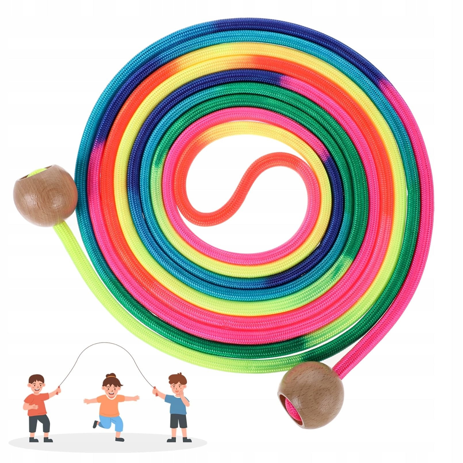 5M TRAINING JUMP ROPE FOR MANY PEOPLE COLORFUL