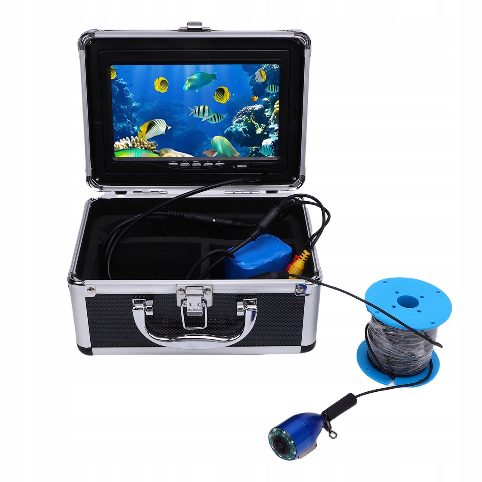 5MP 1080p HD Underwater Fishing Camera Kit 7 Inch UP Screen Brand no brand