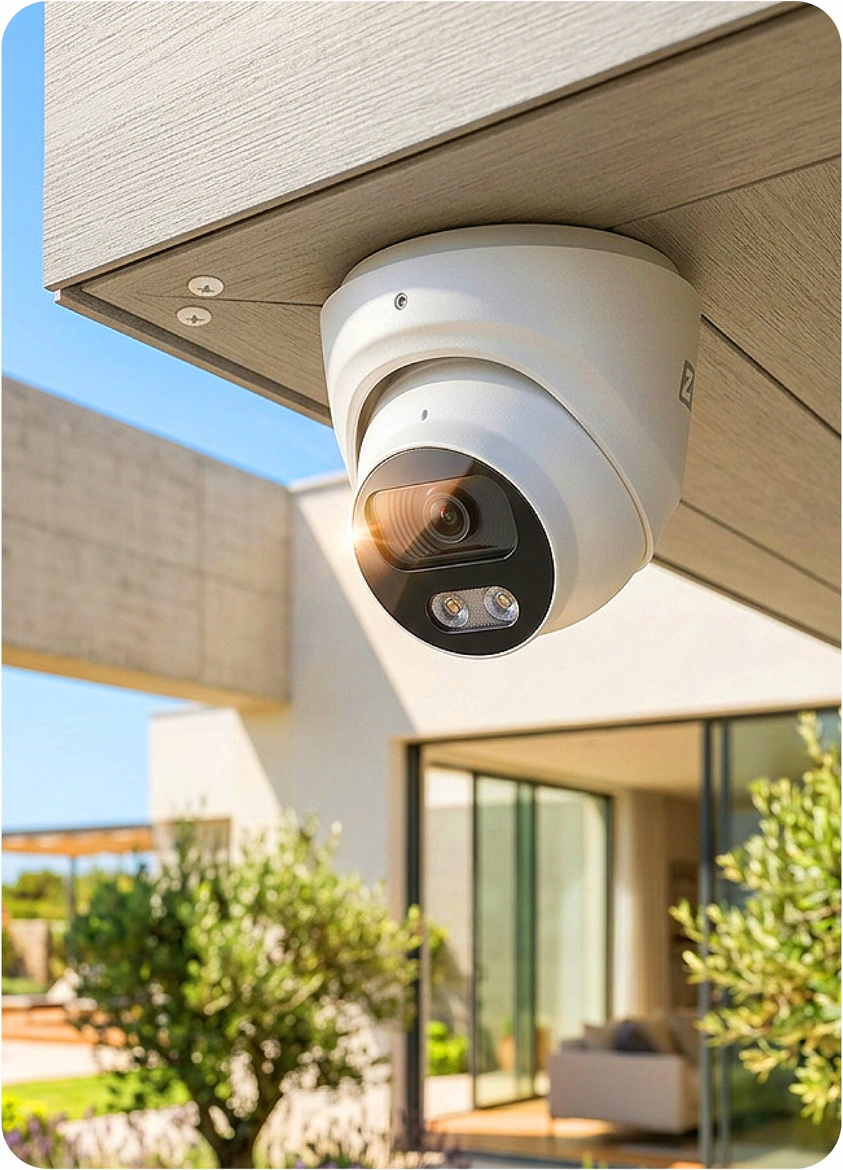 5MPx PoE Monitoring IP Camera 2.8mm + AUDIO, IP67 Dome Packaging status original