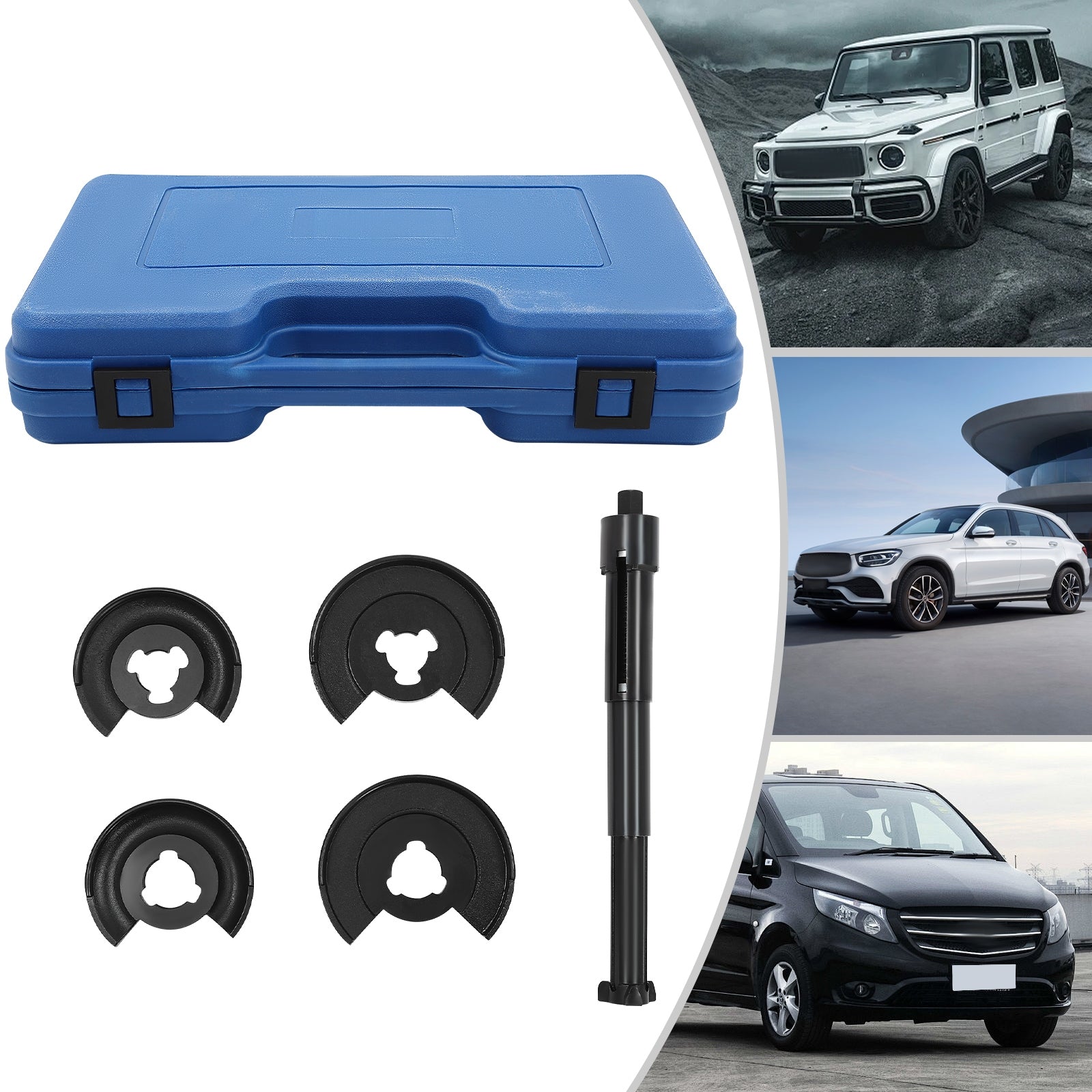 5PCS SPRING COMPRESSOR TOOL KIT CAR SHOCK SPRING COMPRESSOR FOR CAR REPAIR Brand no brand